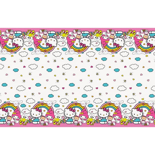 54" x 84" Hello Kitty® Plastic Table Cover